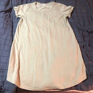 Light green tshirt dress